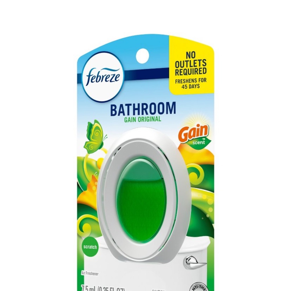 Febreze Bathroom Freshener Gain Scent - Green - Picture 3 of 4